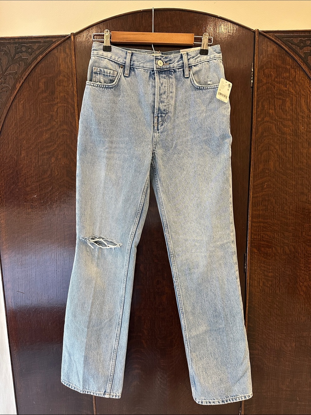 Free People Light Wash Bootcut Jeans